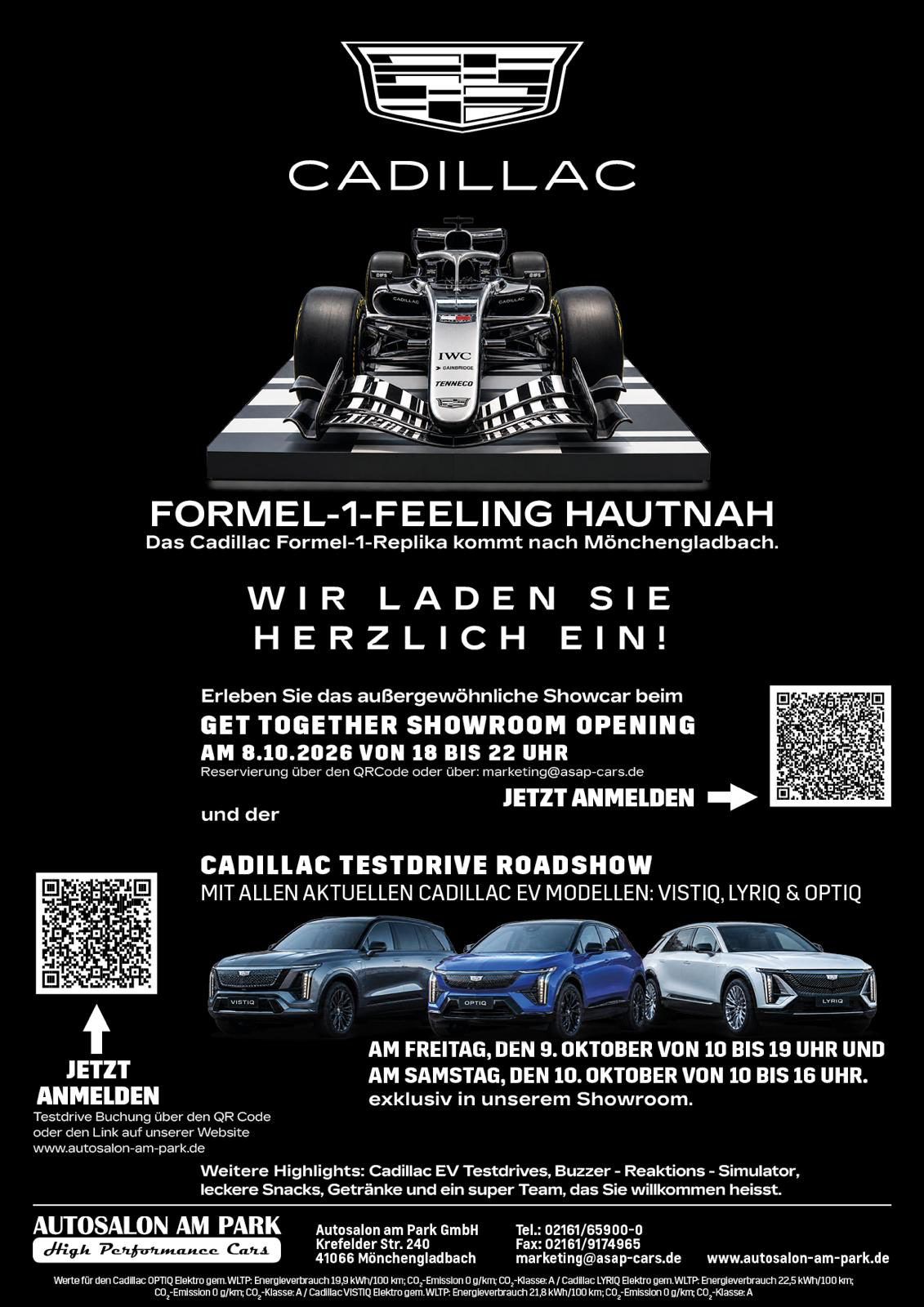 „Black CAT Cadillac“ – Live im Autosalon am Park